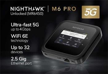 Netgear 5G WiFi 6E Mobile Router (MR6450)