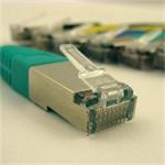 Netrack patch kabel RJ45, s litou ochranou, Cat 5e FTP, 10m zelený