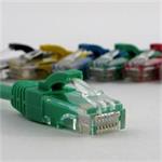 Netrack patch kabel RJ45, s litou ochranou, Cat 5e UTP, 15m zelený