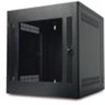 NetShelter WX 13U černý, skleněné přední dveře, hloubka 631 mm
