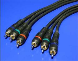 OEM Kabel 3x Cinch (M) - 3x Cinch (M)/ RGB video/ 2m