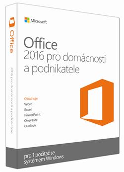 Office 2016 pro domácnosti a podnikatele CZ -