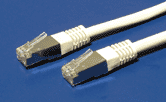 Patch kabel Cat5E, FTP - 0,5m, šedý