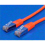 Patch kabel Cat5E, FTP - 1m , červený