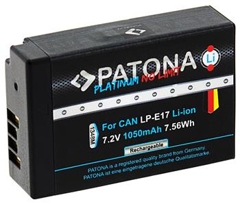 PATONA baterie pro foto Canon LP-E17 1050mAh Li-Ion Platinum Dekodovaná