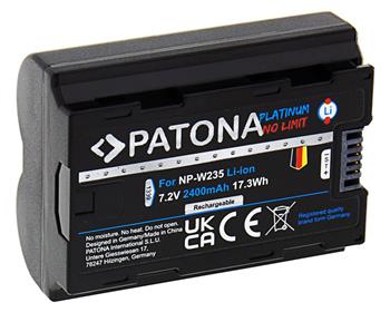 PATONA baterie pro foto Fuji NP-W235 2250mAh Li-Ion 7,2V Platinum X-T4