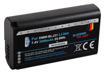 PATONA baterie pro foto Panasonic DMW-BLJ31 3500mAh Li-Ion Platinum DC-S1