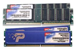 PATRIOT 2GB DDR 400MHz / DIMM / CL3 / SL PC3200 / KIT 2x 1GB