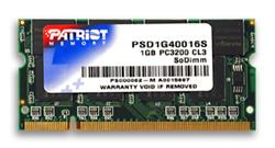 Patriot SO-DIMM DDR 1GB SL PC3200 400MHz CL3