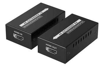 PremiumCord 4Kx2K@60Hz HDMI2.0 extender na 60m přes jeden kabel Cat6/6a/7