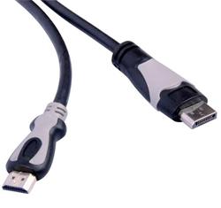 PremiumCord Kabel DisplayPort na HDMI M/M 1m