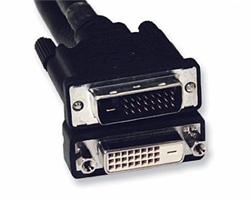 PremiumCord kabel DVI-D prodlužovací, dual-link, DVI (24+1), MF, 2m