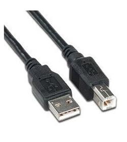 PremiumCord Kabel USB2.0 A-B 2m (A-M/B-M), černý