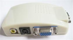Převodník kompozitního signálu s-video/cinch na VGA signál (DB15F)