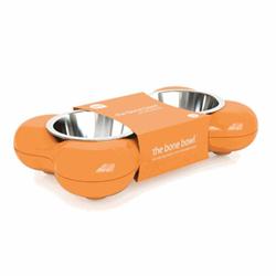 PRIME The Bone Bowl - Orange Pet Gift