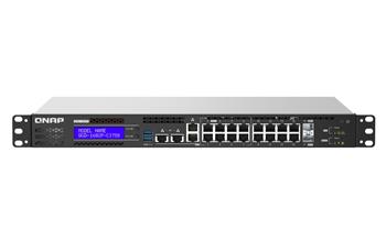QNAP řízený hybridní switch QGD-1602-C3758-16G (8x GbE + 8x 2,5 GbE + 2x 10GbE SFP+, 16GB RAM)