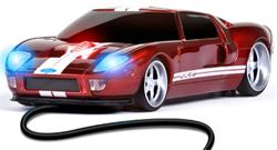 ROADMICE Wired Mouse - Ford GT (Red/White) Wired