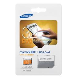 SAMSUNG paměťová karta/ 32GB Micro SDHC/ EVO class 10 + adaptér