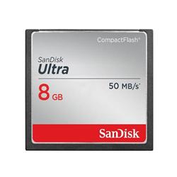 SanDisk Compact Flash Ultra karta 8GB (rychlost až 50MB/s)