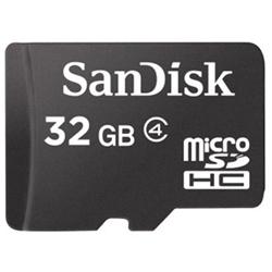 SanDisk microSDHC 32 GB, class 4, bez adaptéru