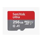 SanDisk MicroSDXC karta 256GB Ultra (120 MB/s, A1 Class 10 UHS-I, Android) + adaptér