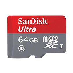 SanDisk Ultra Android Micro SDXC karta 64GB Class UHS-I (až 80MB/s) + adaptér