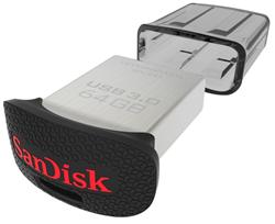 SanDisk Ultra Fit 64 GB Flash disk, USB3.0, 130MB/s