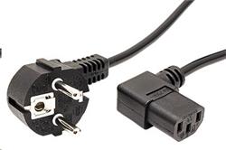Síťový napájecí kabel s lomenou koncovkou do PC