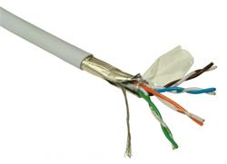 Solarix kabel licna CAT5e FTP PVC šedý 305m/box