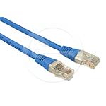 Solarix Patch kabel CAT5E UTP PVC 0,5m modrý   C5E-155BU-0,5MB bez hrdla