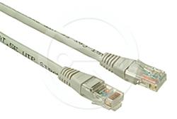 Solarix Patch kabel CAT5E UTP PVC 5m šedý C5E-155GY-5MB bez hrdla