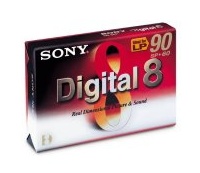 SONY N8-60P kazeta Digital 8, Metal Particle 60 min.
