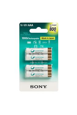 Sony NiMH AAA nabíjecí baterie 800mAh- 4ks
