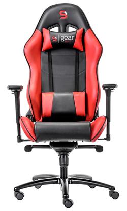 SPC Gear SR500 RD herní židle červená - kožená