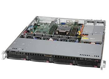 SUPERMICRO 1U server 1x 4189, 8x DDR4, 4x 3,5 SATA/NVMe, PCIe4 x16, 2x M.2, 2x 400Wp