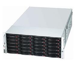 SUPERMICRO 4U JBOD Storage, 44x 3,5" HS HDD (24 front + 20 rear) dual Expander SAS3 (12Gb/s) 2x1280W (Plat.)