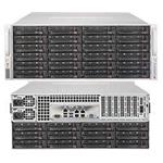 SUPERMICRO 4U SuperStorage server RAID 12Gb/s SAS/SATA 36xHS HDD (expand.24front+12rear), HW RAID LSI 3108, 2x1200W,IPM