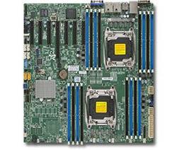 SUPERMICRO MB 2xLGA2011-3, iC612 16x DDR4 ECC R,10xSATA3 (PCI-E 3.0/2,4,1(x16,x8,x4),2x 1GbE LAN,IPMI