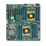 SUPERMICRO MB 2xLGA2011-3, iC612 16x DDR4 ECC R,10xSATA3 (PCI-E 3.0/2,4,1(x16,x8,x4),4x 1GbE LAN,IPMI