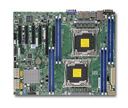 SUPERMICRO MB 2xLGA2011-3, iC612 8x DDR4 ECC,10xSATA3,(PCI-E 3.0/1,3,1(x16,x8,x4)PCI-E 2.0/1(x4),2x LAN,IPMI