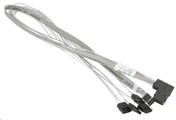 Supermicro MiniSAS to 4 SATA 55/55/55/55cm with Sideband Cable