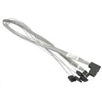 Supermicro MiniSAS to 4 SATA 55/55/55/55cm with Sideband Cable
