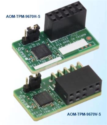 SUPERMICRO SPI capable TPM 2.0 with Infineon 9670 controller with horizontal form factor (10pin), Provisioned for Serve