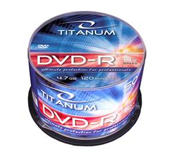 TITANUM 1069 - DVD-R [ cake box 50 | 4.7GB | 8x ]