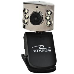 Titanum TC102 AMBER Webkamera 5Mpx s mikrofonem, 6x LED, USB