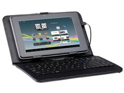 Tracer Walker pouzdro pro tablet 7'' s klávesnicí, micro USB, polyester, černé