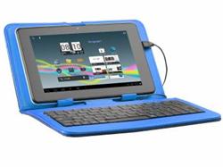 Tracer Walker pouzdro pro tablet 7'' s klávesnicí, micro USB, polyester, modré