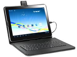 Tracer Walker pouzdro pro tablet 9.7'' s klávesnicí, micro USB, polyester, čer.