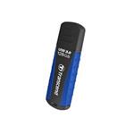 Transcend 128GB JetFlash 810 USB 3.1 (Gen 1) flash disk, černo/modrý, odolá nárazu, tlaku, prachu i vodě