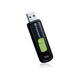 Transcend 16GB JetFlash 500, USB 2.0 flash disk, černo/zelený